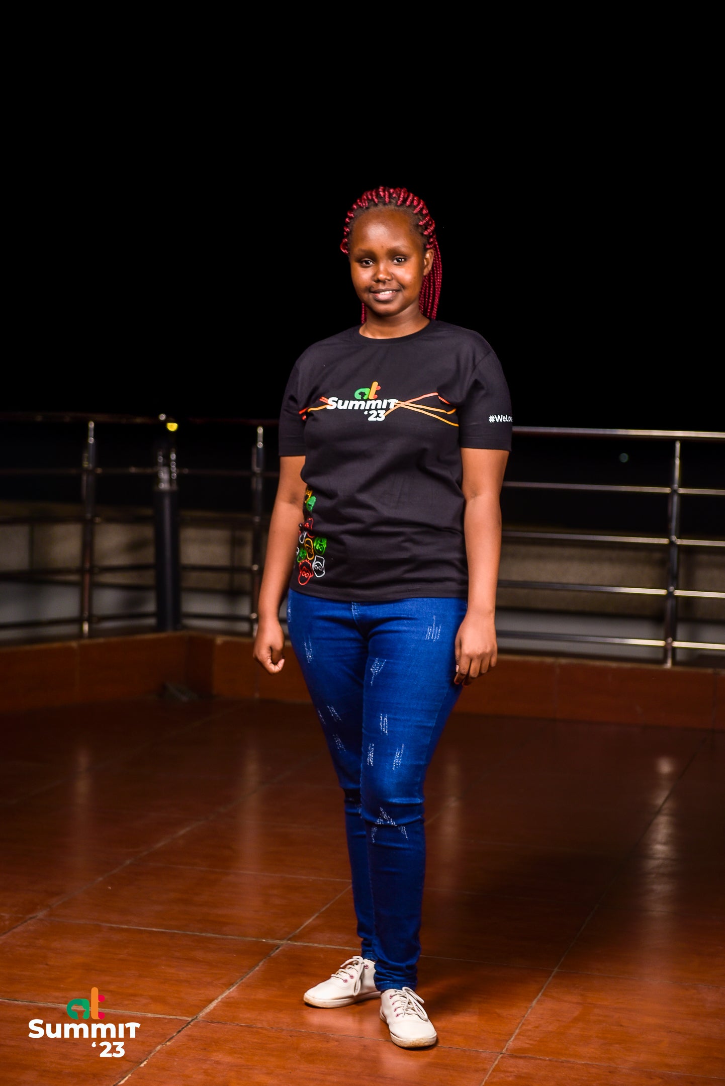 Africa's Talking Summit '23 T-shirt Model A, Female